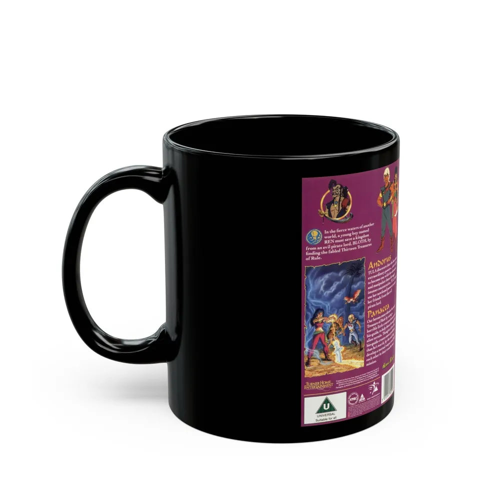 THE PIRATES OF DARK WATER ANDORUS (VHS COVER) - Black Coffee Mug-Go Mug Yourself