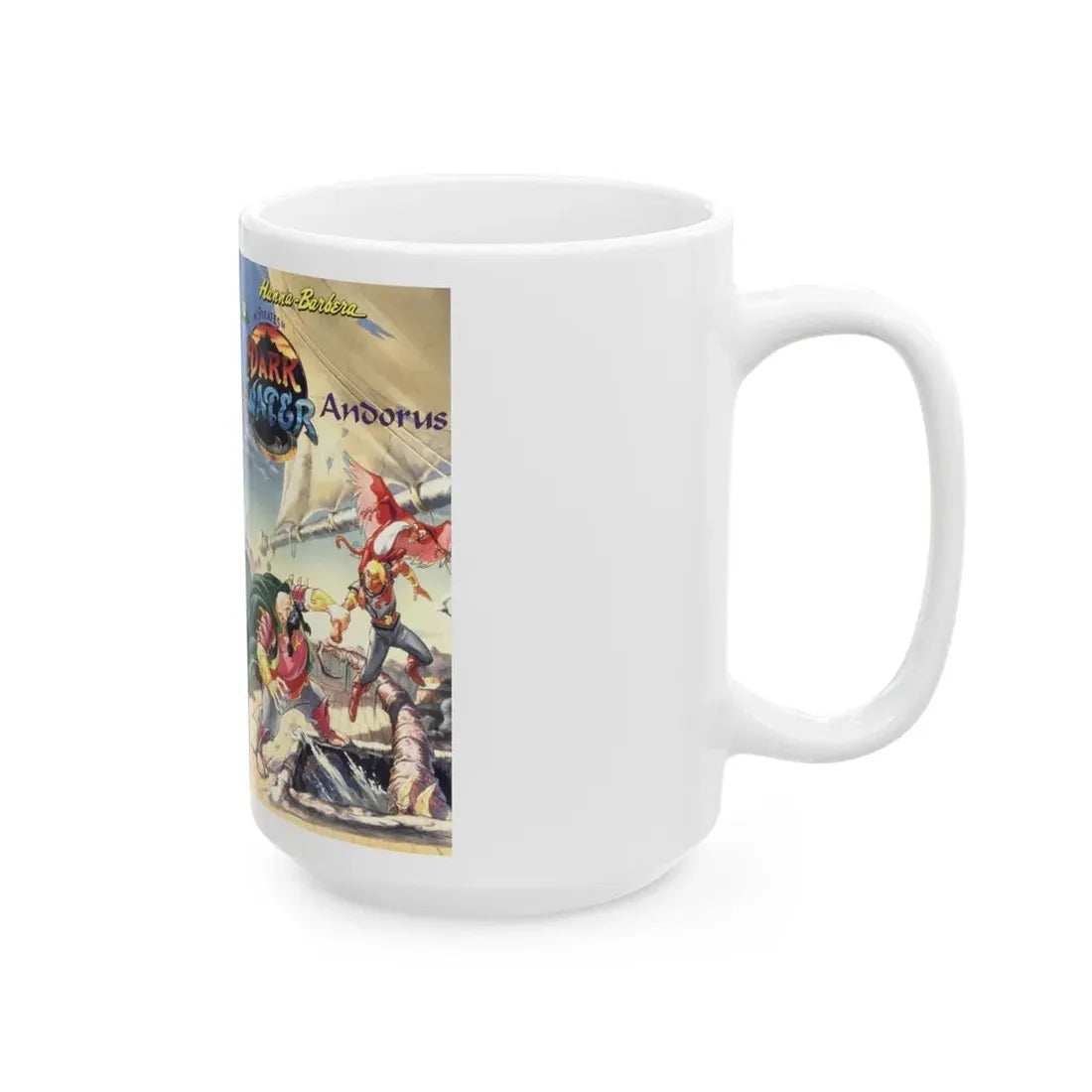 THE PIRATES OF DARK WATER ANDORUS (VHS COVER) - White Coffee Mug - Go Mug Yourself