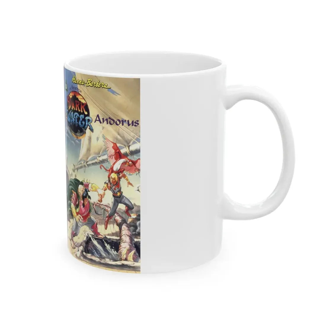 THE PIRATES OF DARK WATER ANDORUS (VHS COVER) - White Coffee Mug - Go Mug Yourself