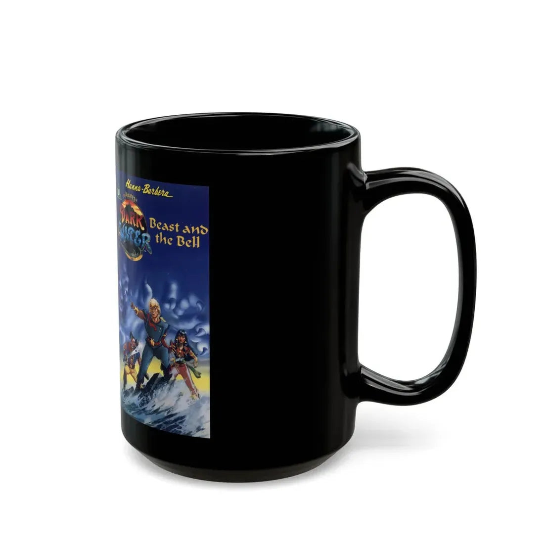 THE PIRATES OF DARK WATER BEAST AND THE BELL (VHS COVER) - Black Coffee Mug - Go Mug Yourself