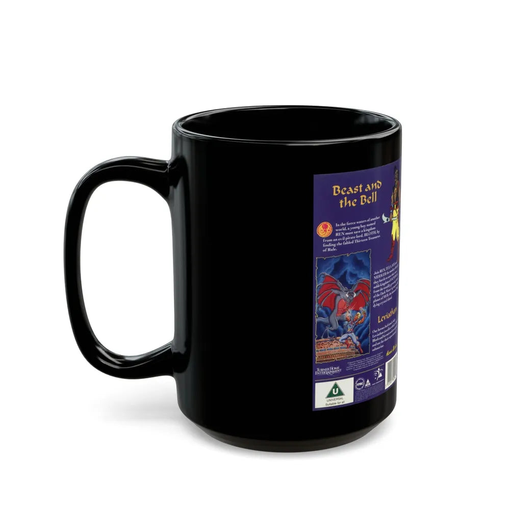 THE PIRATES OF DARK WATER BEAST AND THE BELL (VHS COVER) - Black Coffee Mug-Go Mug Yourself