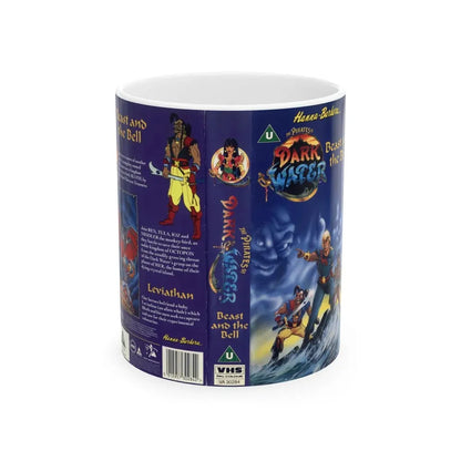 THE PIRATES OF DARK WATER BEAST AND THE BELL (VHS COVER) - White Coffee Mug 11oz - Go Mug Yourself