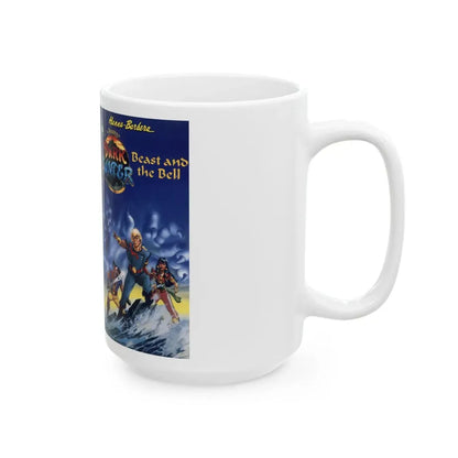THE PIRATES OF DARK WATER BEAST AND THE BELL (VHS COVER) - White Coffee Mug - Go Mug Yourself