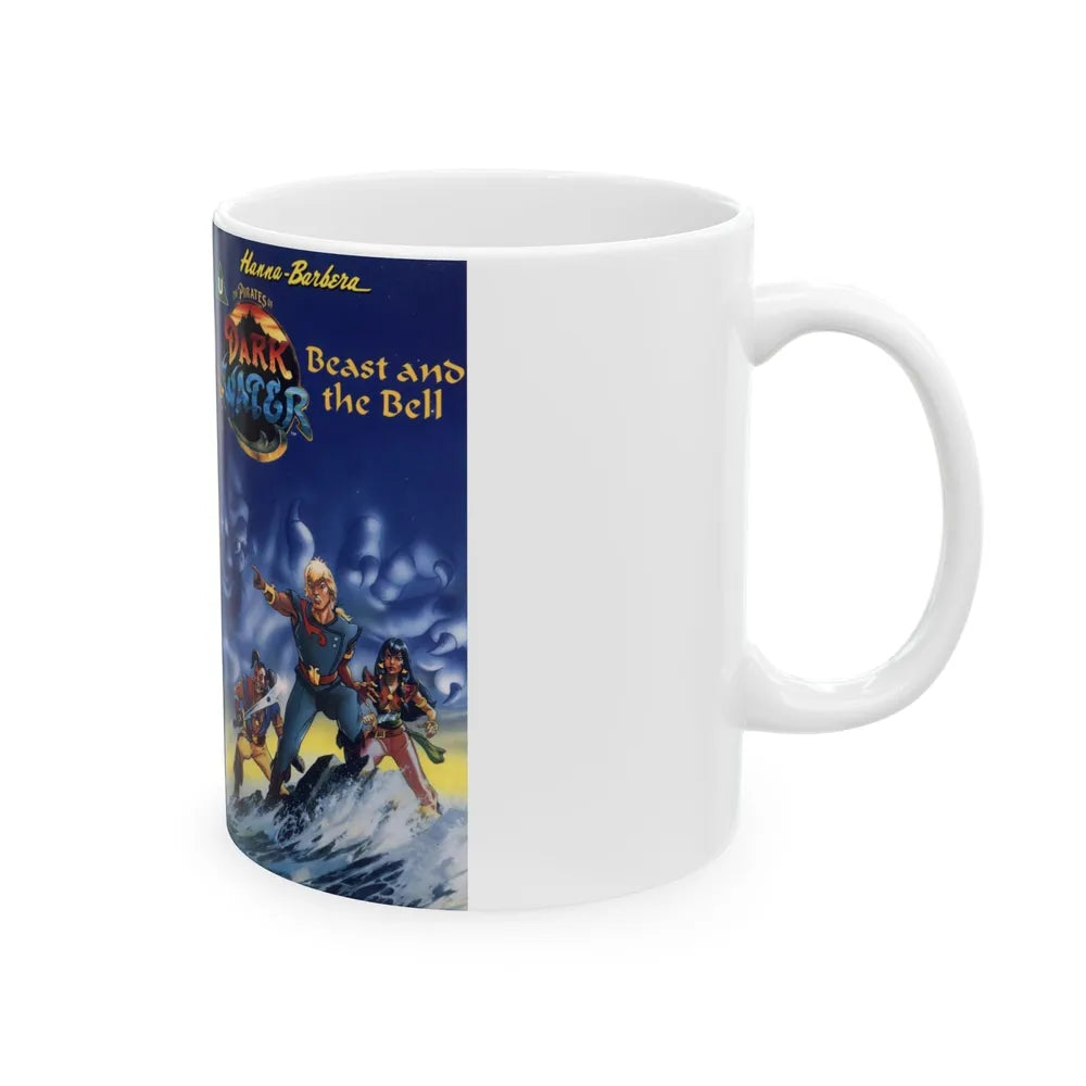 THE PIRATES OF DARK WATER BEAST AND THE BELL (VHS COVER) - White Coffee Mug-Go Mug Yourself