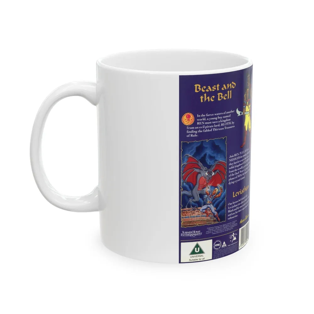 THE PIRATES OF DARK WATER BEAST AND THE BELL (VHS COVER) - White Coffee Mug-Go Mug Yourself