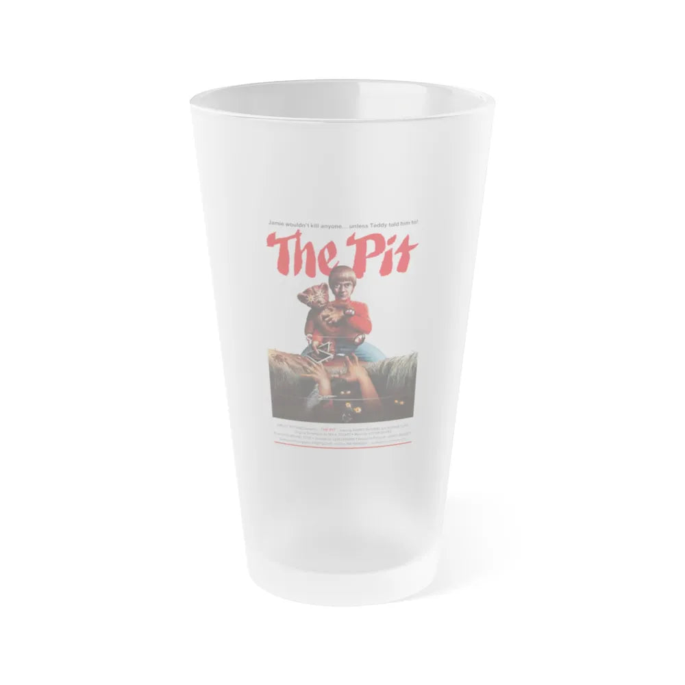 THE PIT 1981 Movie Poster - Frosted Pint Glass 16oz-16oz-Frosted-Go Mug Yourself