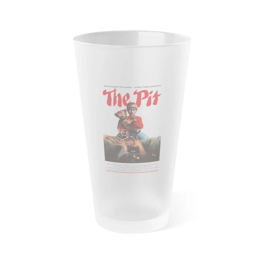 THE PIT 1981 Movie Poster - Frosted Pint Glass 16oz-16oz-Frosted-Go Mug Yourself