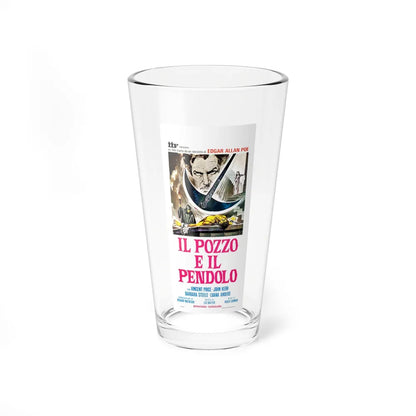 THE PIT AND THE PENDULUM (ITALIAN) 1961 Movie Poster - Pint Glass 16oz-16oz-Go Mug Yourself