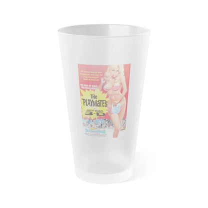 THE PLAYMATES IN DEEP VISION 1974 Movie Poster - Frosted Pint Glass 16oz-Go Mug Yourself