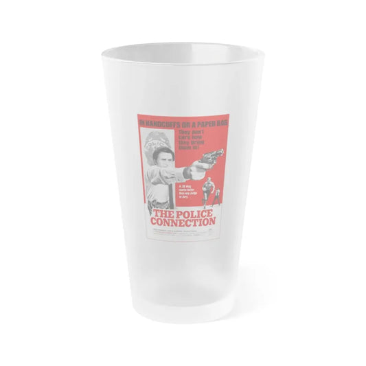 THE POLICE CONNECTION (THE MAD BOMBER) 1973 Movie Poster - Frosted Pint Glass 16oz Default Title - Go Mug Yourself