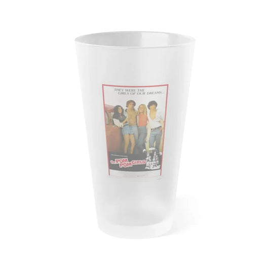 THE POM POM GIRLS 1976 Movie Poster - Frosted Pint Glass 16oz Default Title - Go Mug Yourself