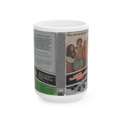 THE POM POM GIRLS (VHS COVER) - White Coffee Mug 15oz - Go Mug Yourself