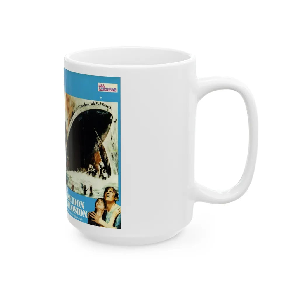 THE POSEIDON EXPLOSION (VHS COVER) - White Coffee Mug-Go Mug Yourself