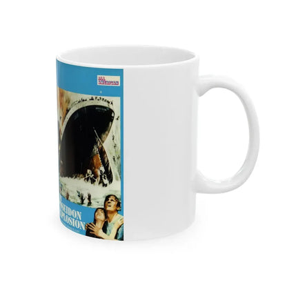 THE POSEIDON EXPLOSION (VHS COVER) - White Coffee Mug - Go Mug Yourself