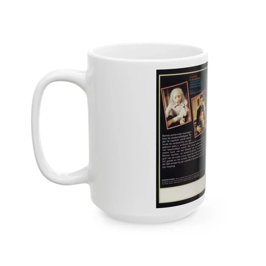 THE POSSESSED CONVERGE VIDEO (VHS COVER) - White Coffee Mug - Go Mug Yourself