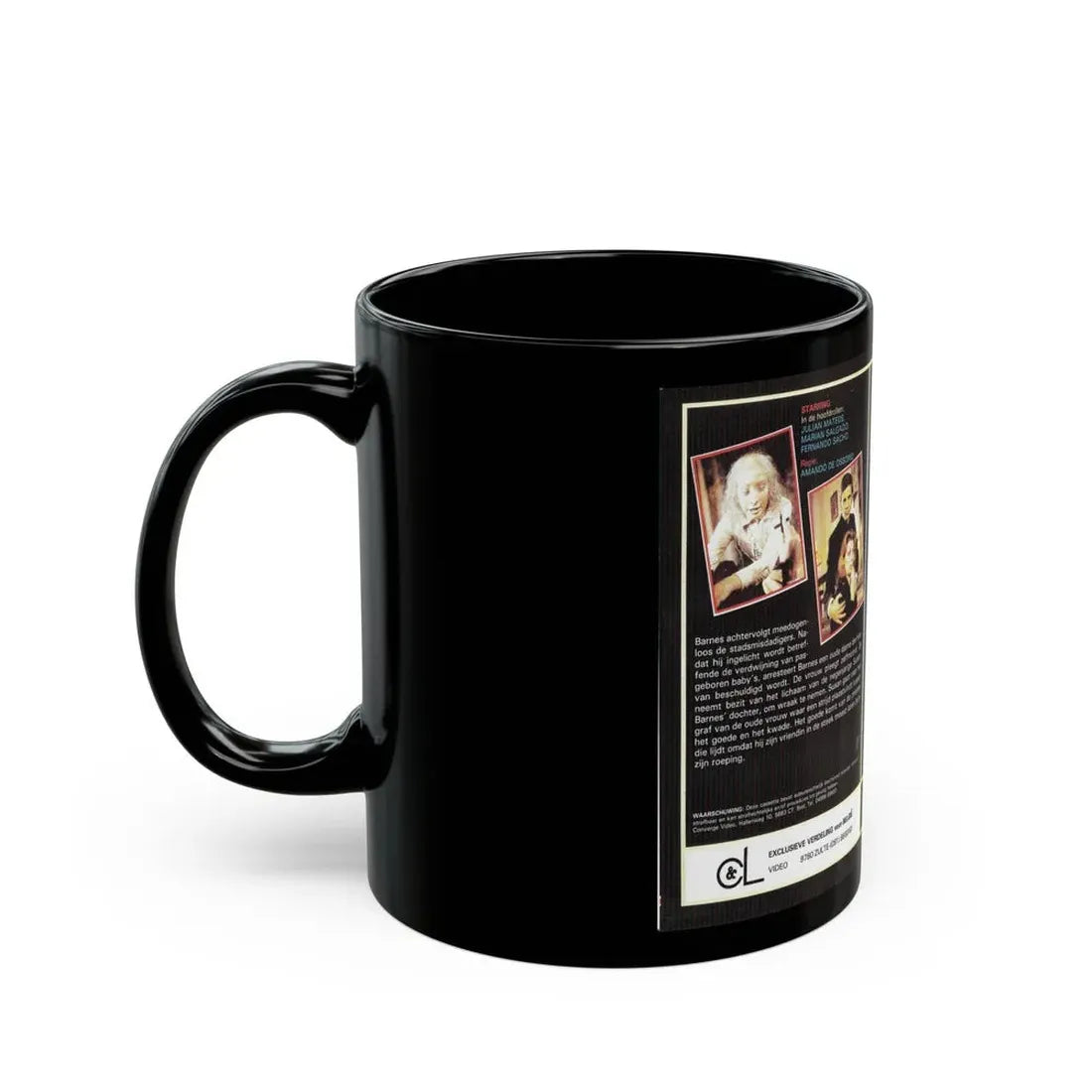 THE POSSESSED GERMAN (VHS COVER) - Black Coffee Mug - Go Mug Yourself