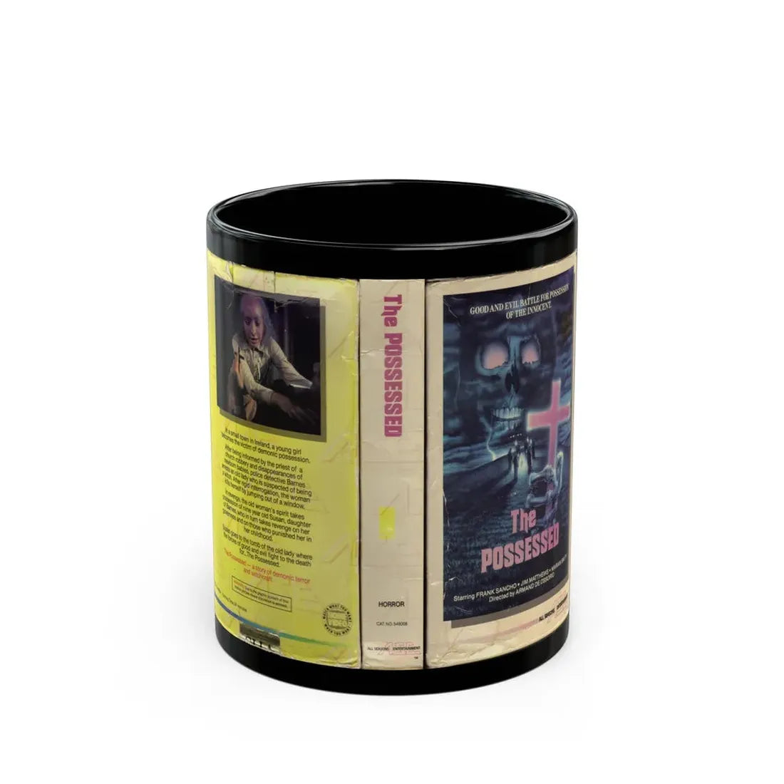 THE POSSESSED (VHS COVER) - Black Coffee Mug 11oz - Go Mug Yourself