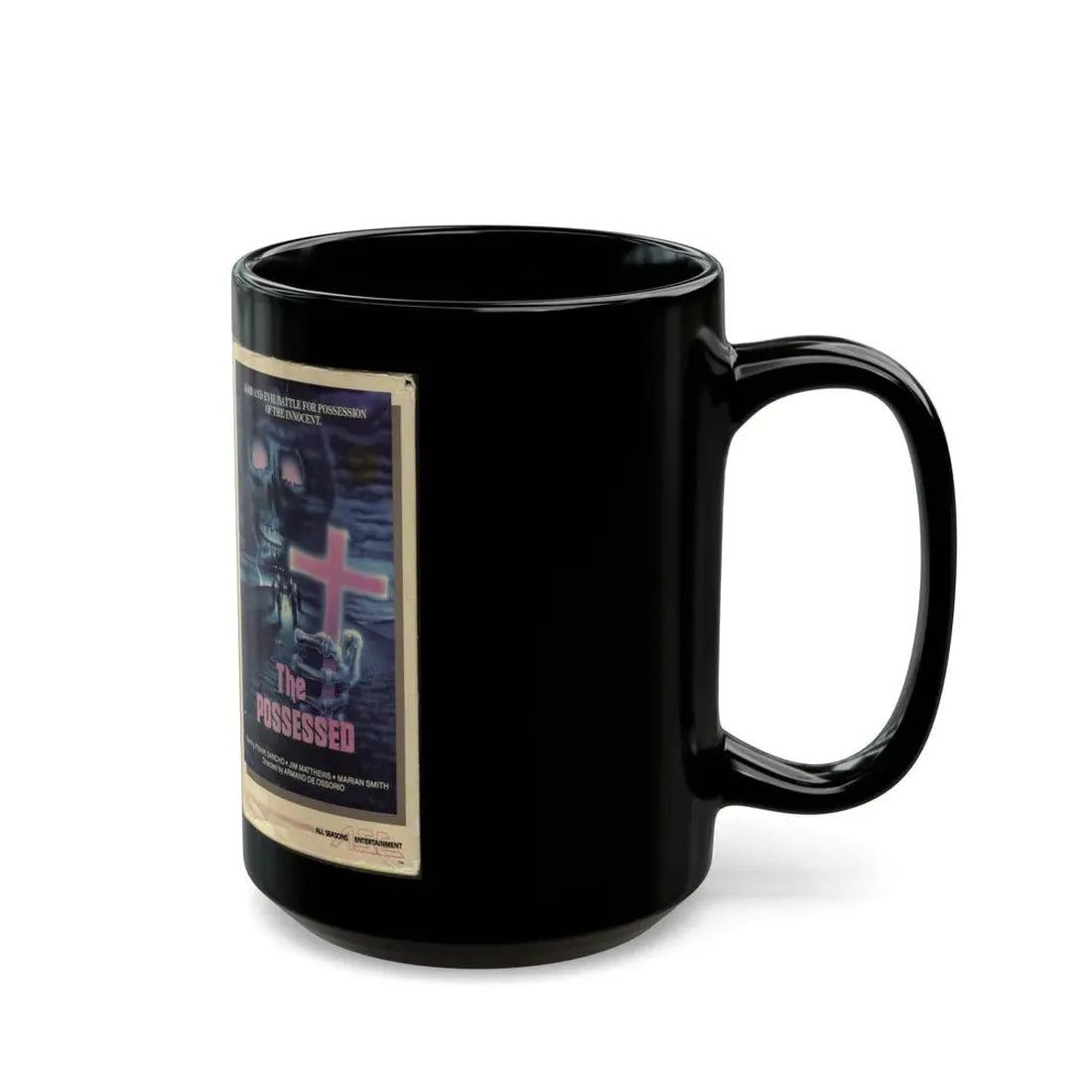 THE POSSESSED (VHS COVER) - Black Coffee Mug - Go Mug Yourself