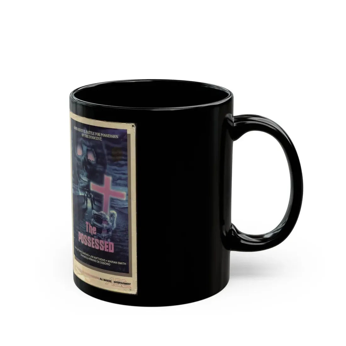 THE POSSESSED (VHS COVER) - Black Coffee Mug - Go Mug Yourself