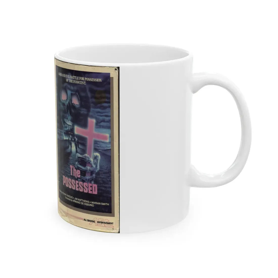 THE POSSESSED (VHS COVER) - White Coffee Mug - Go Mug Yourself