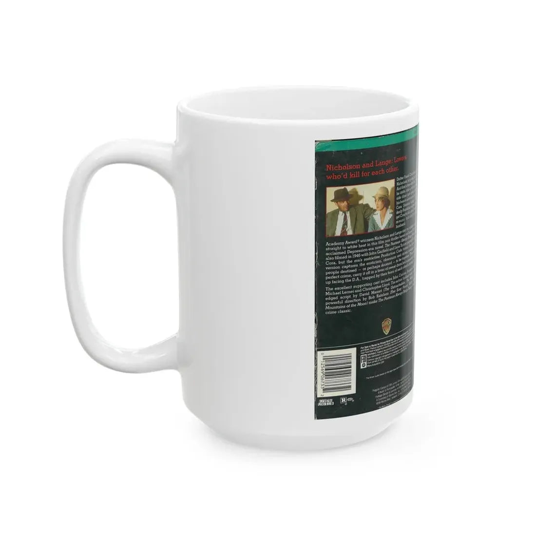 THE POSTMAN ALWAYS RINGS TWICE (VHS COVER) - White Coffee Mug - Go Mug Yourself