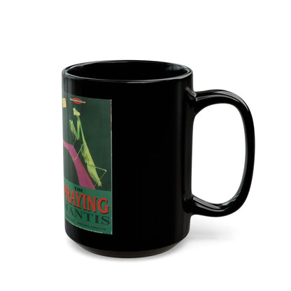 THE PRAYING MANTIS (VHS COVER) - Black Coffee Mug-Go Mug Yourself