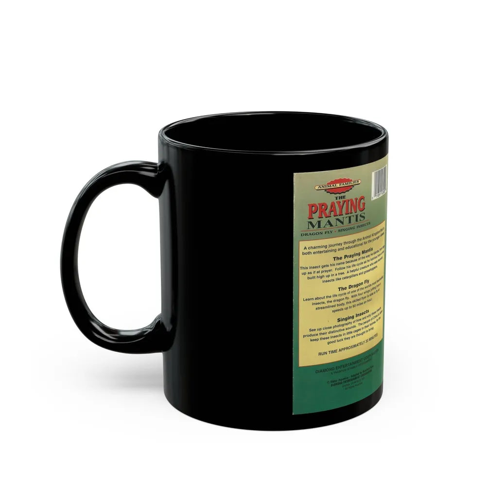 THE PRAYING MANTIS (VHS COVER) - Black Coffee Mug-Go Mug Yourself