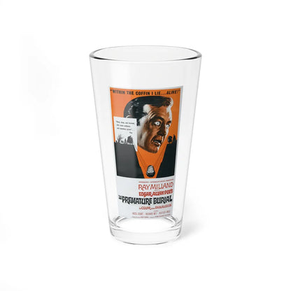 THE PREMATURE BURIAL (2) 1962 Movie Poster - Pint Glass 16oz-16oz-Go Mug Yourself