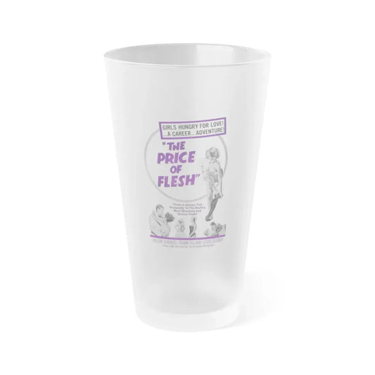 THE PRICE OF FLESH 1959 Movie Poster - Frosted Pint Glass 16oz Default Title - Go Mug Yourself