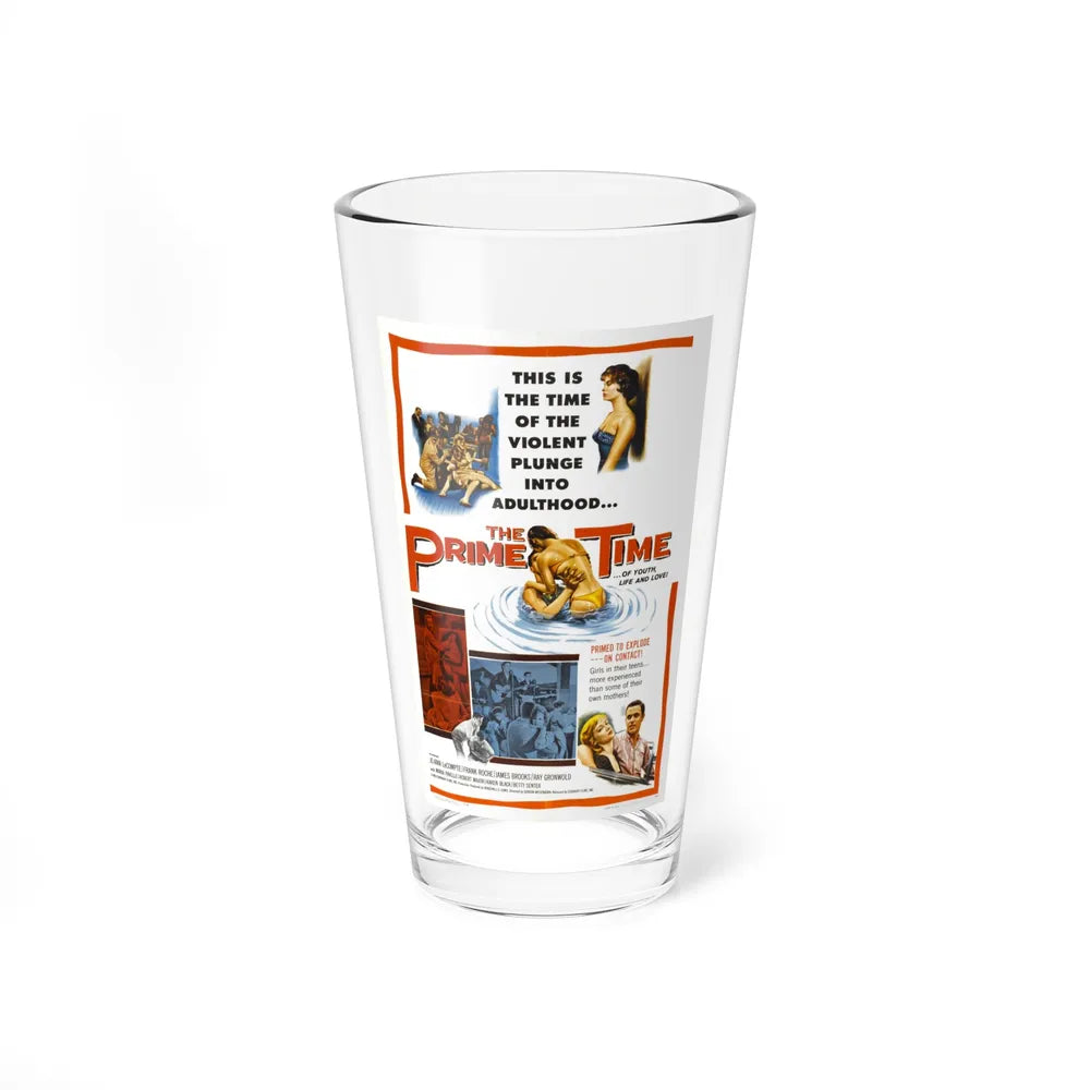 THE PRIME TIME 1960 Movie Poster - Pint Glass 16oz-16oz-Go Mug Yourself