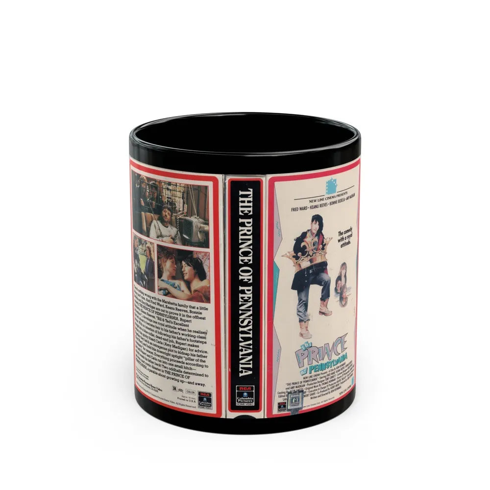 THE PRINCE OF PENNSYLVANIA (VHS COVER) - Black Coffee Mug-11oz-Go Mug Yourself