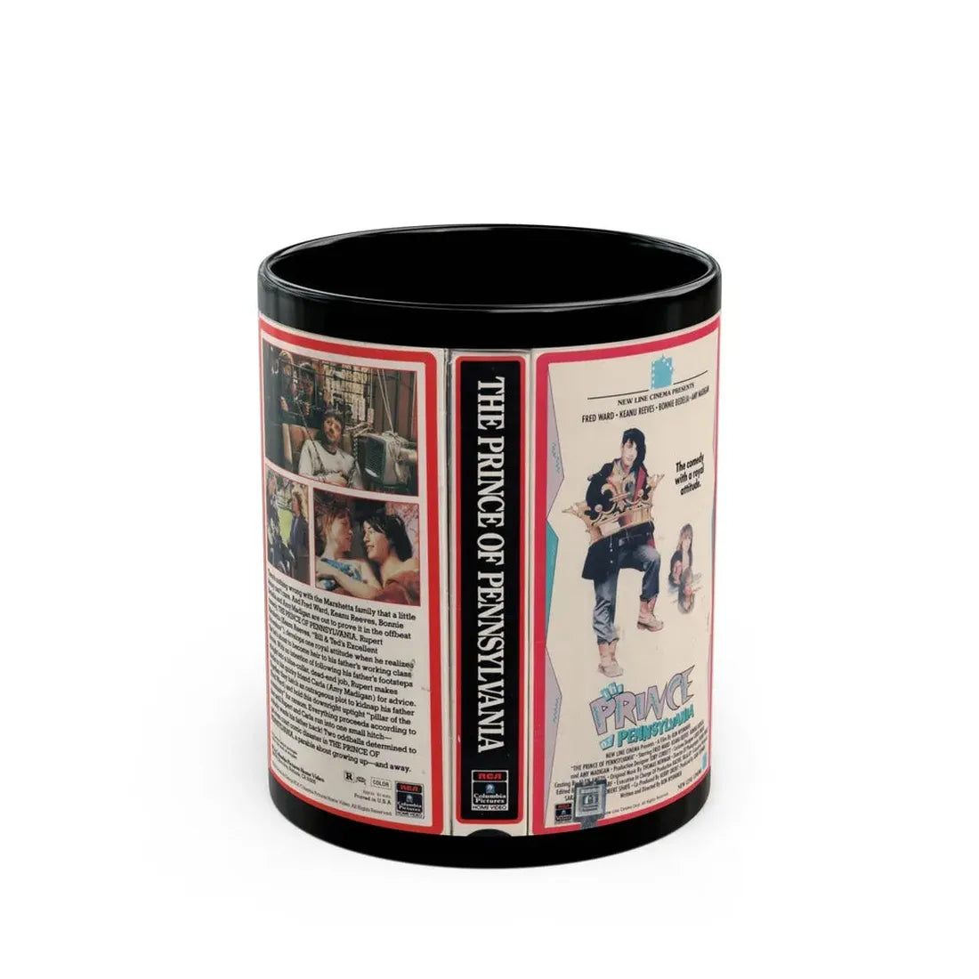 THE PRINCE OF PENNSYLVANIA (VHS COVER) - Black Coffee Mug 11oz - Go Mug Yourself