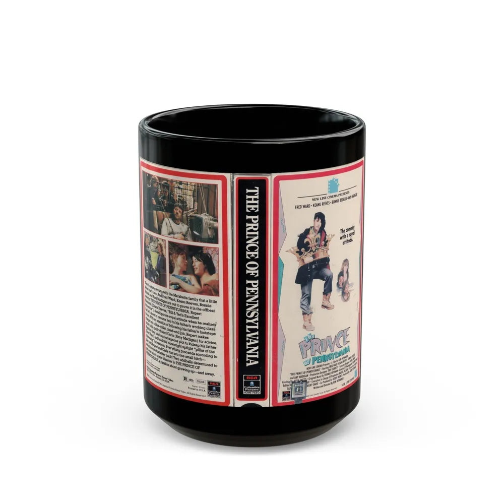 THE PRINCE OF PENNSYLVANIA (VHS COVER) - Black Coffee Mug-15oz-Go Mug Yourself