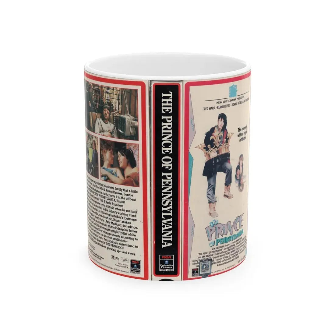 THE PRINCE OF PENNSYLVANIA (VHS COVER) - White Coffee Mug 11oz - Go Mug Yourself
