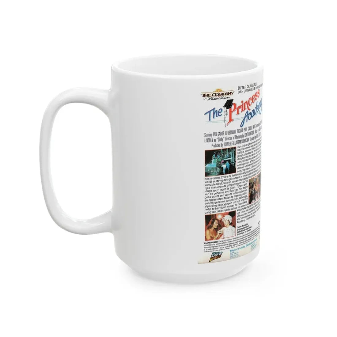 THE PRINCESS ACADEMY (VHS COVER) - White Coffee Mug - Go Mug Yourself