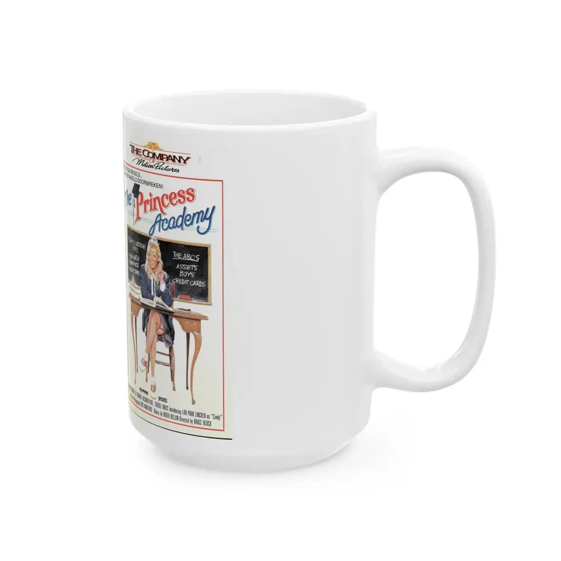 THE PRINCESS ACADEMY (VHS COVER) - White Coffee Mug - Go Mug Yourself