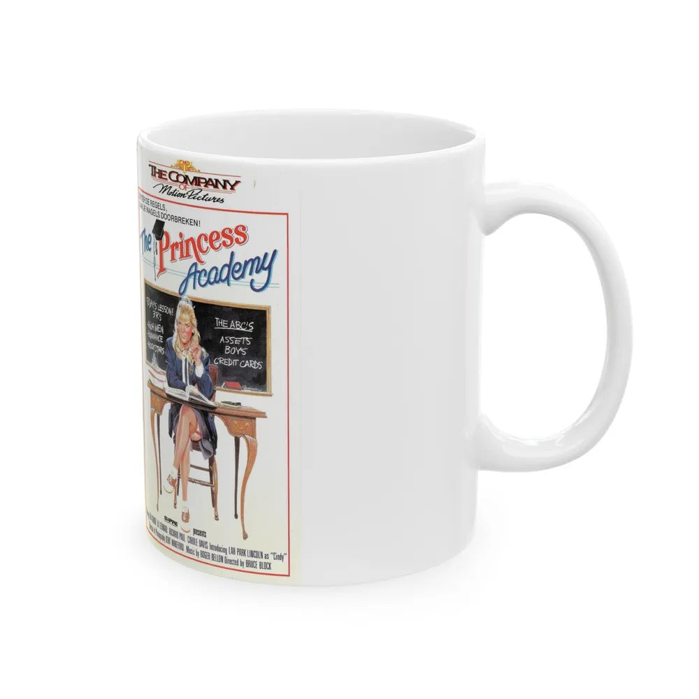 THE PRINCESS ACADEMY (VHS COVER) - White Coffee Mug-Go Mug Yourself