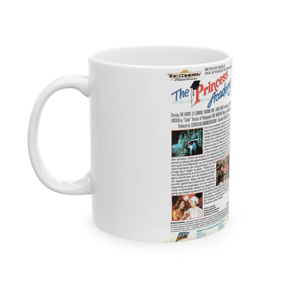 THE PRINCESS ACADEMY (VHS COVER) - White Coffee Mug-Go Mug Yourself