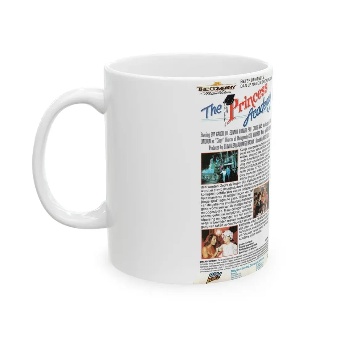 THE PRINCESS ACADEMY (VHS COVER) - White Coffee Mug - Go Mug Yourself