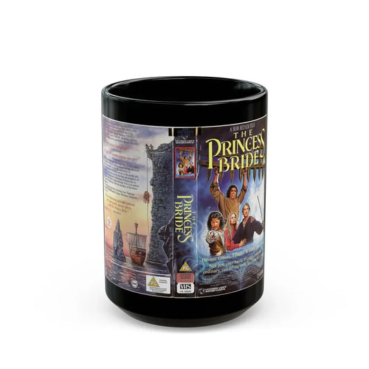THE PRINCESS BRIDE (VHS COVER) - Black Coffee Mug 15oz - Go Mug Yourself