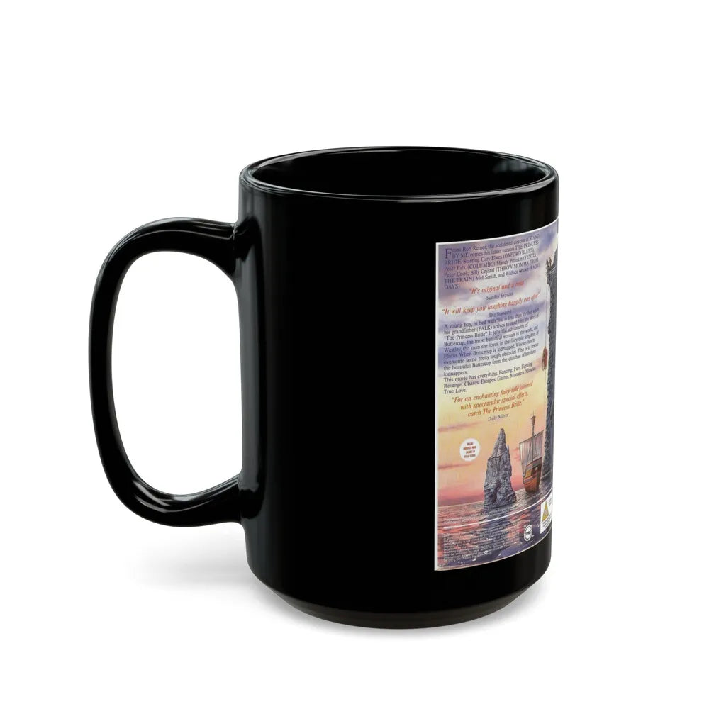 THE PRINCESS BRIDE (VHS COVER) - Black Coffee Mug-Go Mug Yourself