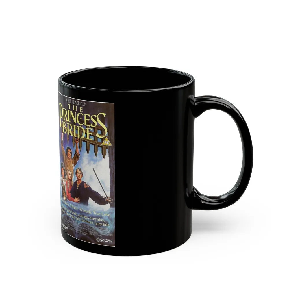 THE PRINCESS BRIDE (VHS COVER) - Black Coffee Mug-Go Mug Yourself