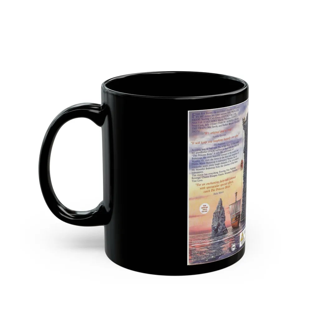 THE PRINCESS BRIDE (VHS COVER) - Black Coffee Mug-Go Mug Yourself