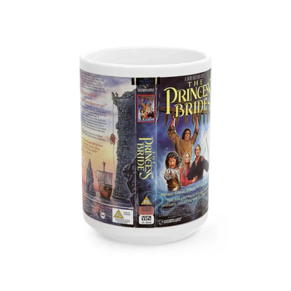 THE PRINCESS BRIDE (VHS COVER) - White Coffee Mug 15oz - Go Mug Yourself