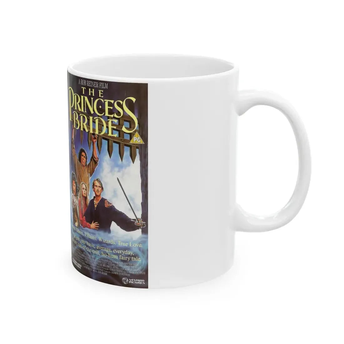 THE PRINCESS BRIDE (VHS COVER) - White Coffee Mug - Go Mug Yourself