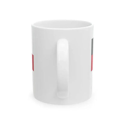 The proposed naval flag of the Georgian Democratic Republic (Georgia) White Coffee Mug - Go Mug Yourself