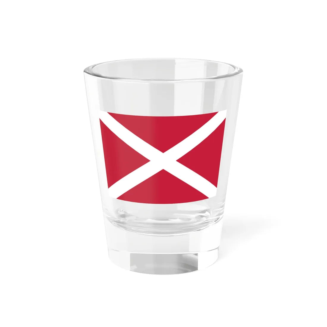 The proposed naval flag of the Georgian Democratic Republic v3 (Georgia) Shot Glass 1.5oz 1.5oz - Go Mug Yourself
