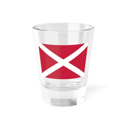 The proposed naval flag of the Georgian Democratic Republic v3 (Georgia) Shot Glass 1.5oz 1.5oz - Go Mug Yourself