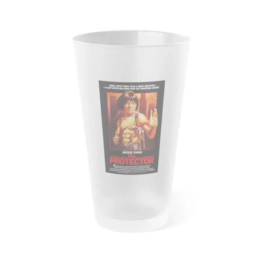 THE PROTECTOR 1985 Movie Poster - Frosted Pint Glass 16oz Default Title - Go Mug Yourself