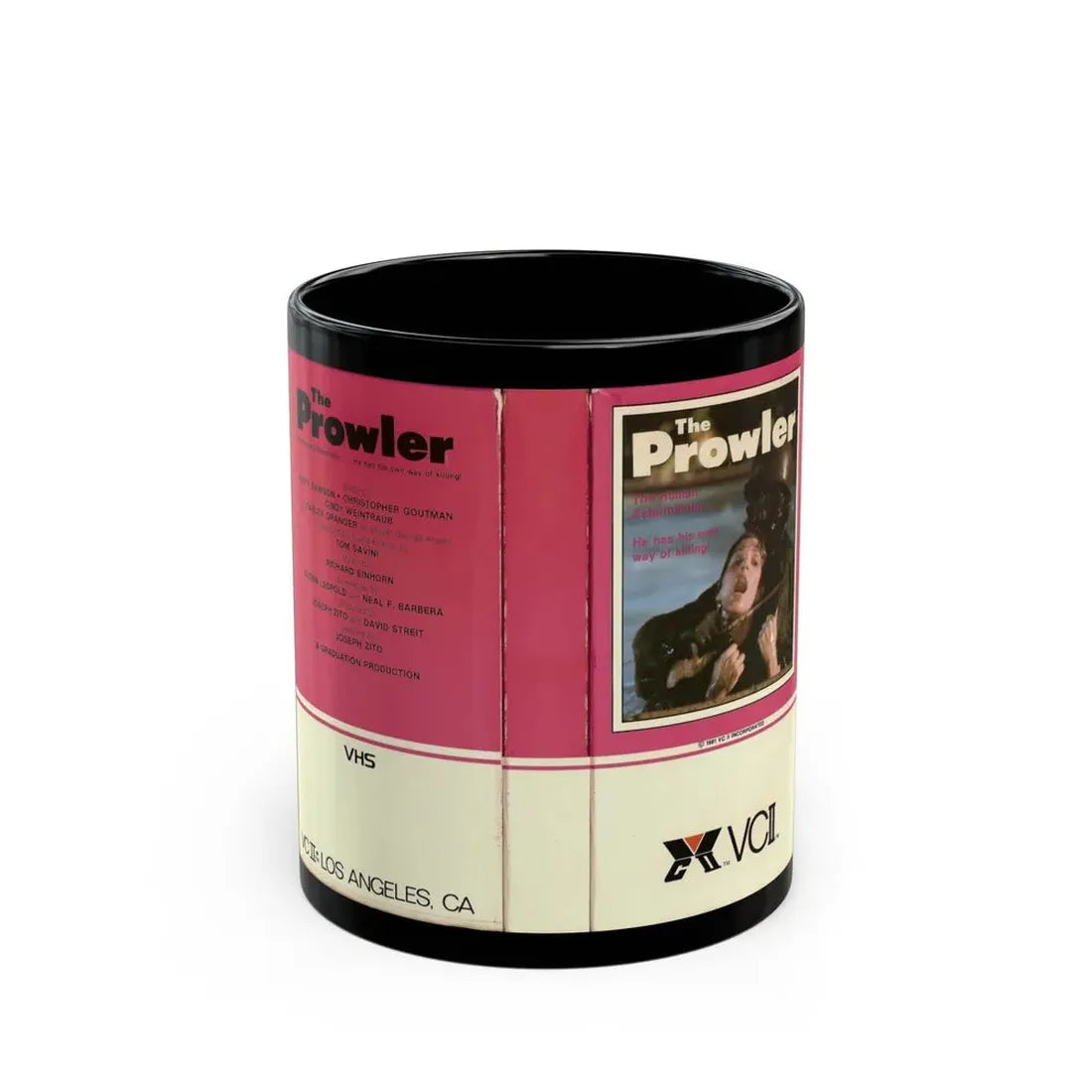 THE PROWLER (VHS COVER) - Black Coffee Mug 11oz - Go Mug Yourself